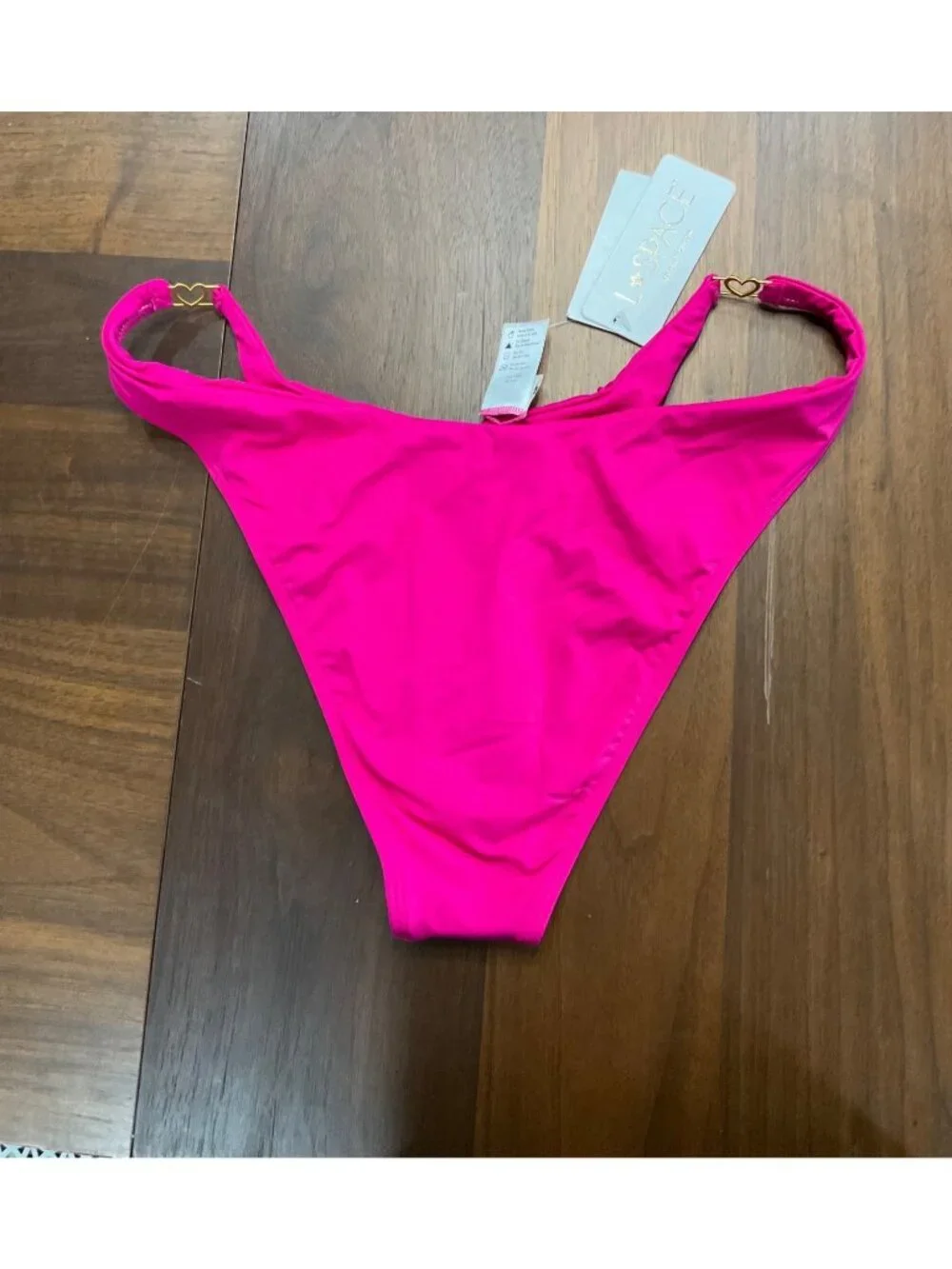 L*Space Ziggy Bitsy Bikini Bottom in Bougainvillea New Womens Swimsuit